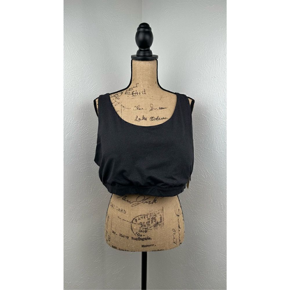 Ideology Black Sweat Sports Bra Size 3X